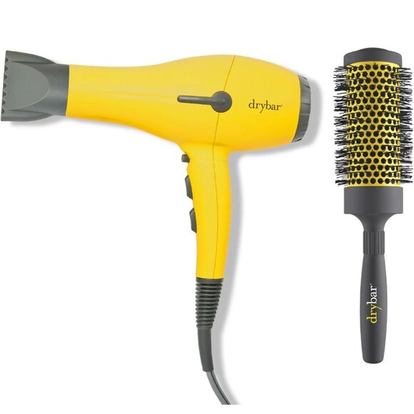 Drybar Buttercup Blow-Dryer + Free Ceramic Brush and 4 nozzle attachments - Picture 1 of 8